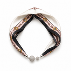 Chain Twilly Satin Scarf Necklace