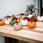 Orange Mini Pumpkin Decorations
