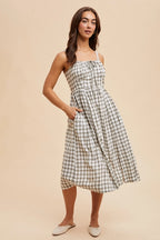 Checkered Charm Dress