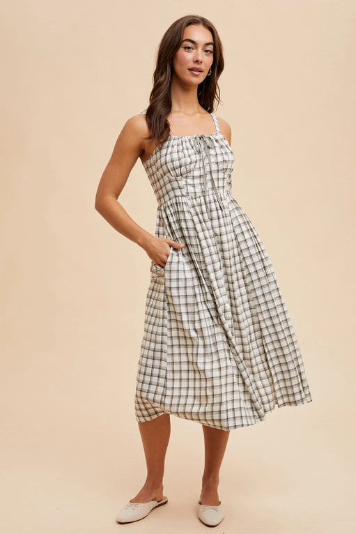 Checkered Charm Dress