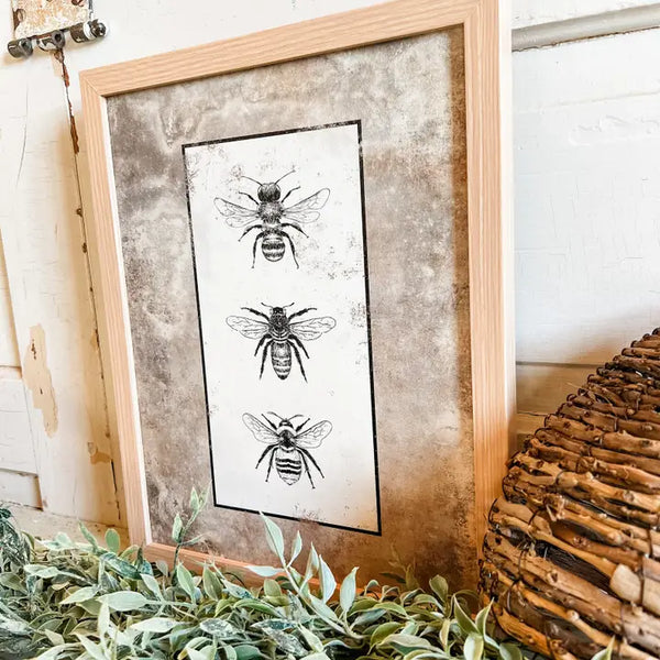 Bee Vintage Sign