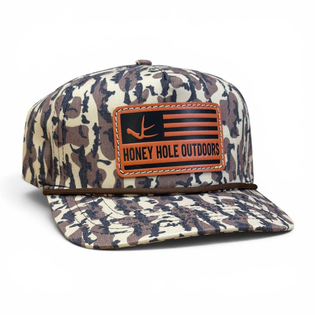 Camo Print Flat Bill