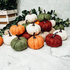 Green Mini Pumpkin Decorations