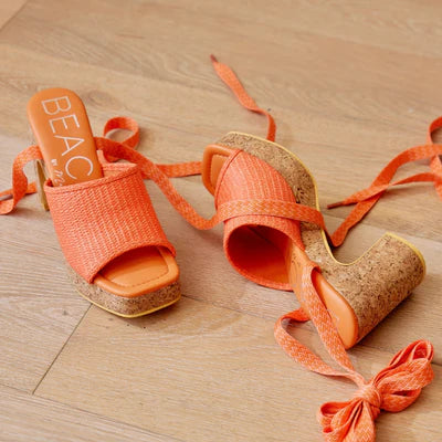 Orange Dream Platform Heel