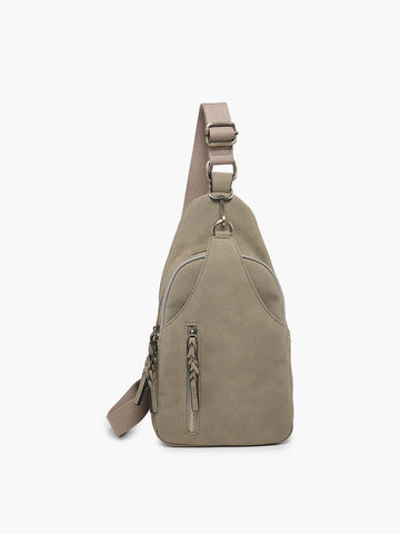 Suede Sling Bag