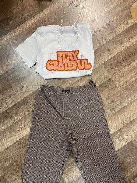 Chestnut patterned pants