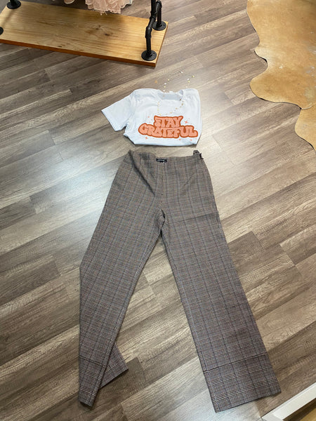 Chestnut patterned pants