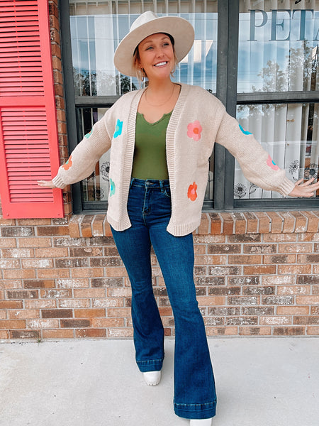 Flower Child Knit Sweater