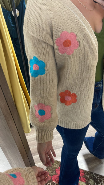 Flower Child Knit Sweater