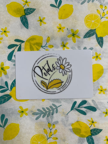 Petals Gift Cards